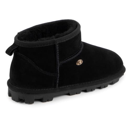 Ladies Mini Grace Sheepskin Boot Black Extra Image 2